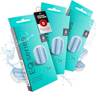 Siemens TZ80002 Lot de 9 tablettes de détartrage - Compatible avec les machines à café EQ & Surpresso - Détartrage et nettoyage, élimine le calcaire et protège contre la corrosion - Image 1