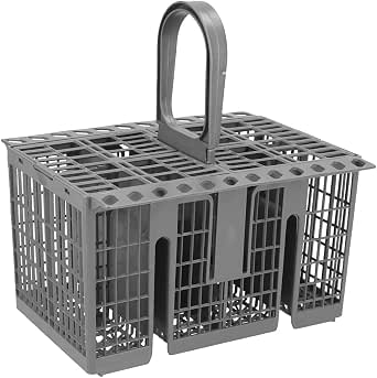 Dishwasher Cutlery Basket Fits Hotpoint, Indesit, Whirlpool, Grey          [Energy Class A+++] - Image 1