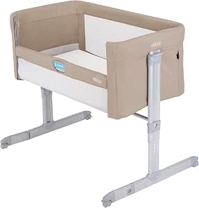 GRACO - Sweet2Sleep Guest Bed for Co-Sleep, Suitable from Birth to Approximately 6 Months (Max. 9 kg), Oatmeal Colour - Image 1