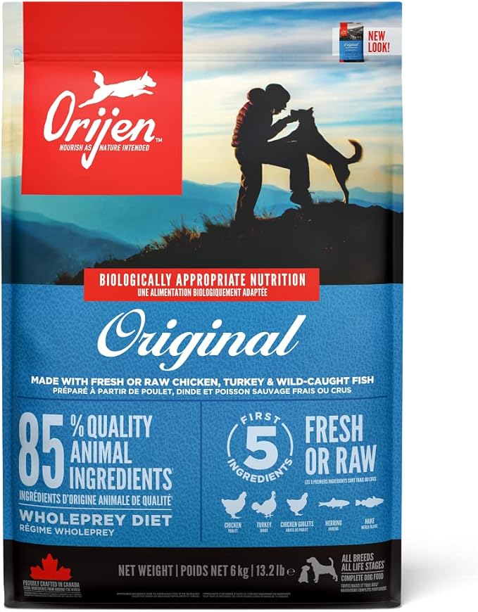 Orijen Original 6 kg Adult Chicken, Fish, Turkey - Image 1