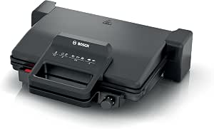 Bosch TCG3323 Meat Grill Matt Black 2000 W Thermostat 5 Levels 3 Positions: Grill or Oven Mode, Stone - Image 1