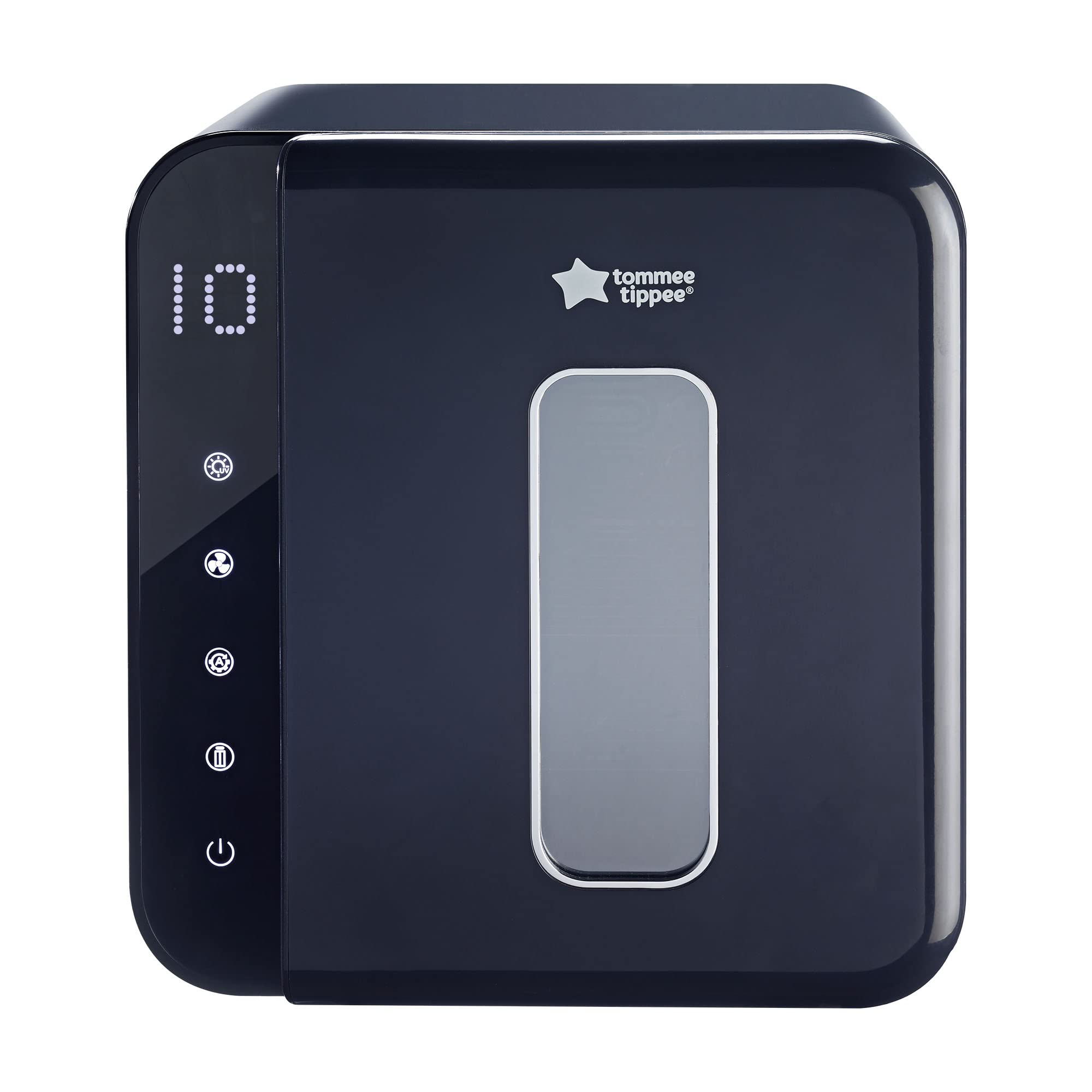 Tommee Tippee New & Improved Ultra UV Sterilizer, Drying & Storage for Bottles & Accessories, Kills Viruses & 99.9% Bacteria**, Vapor-Free, Slate - Image 1