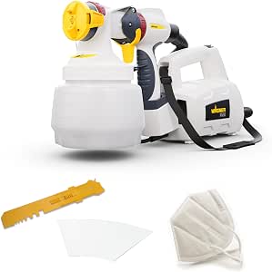 WAGNER W 450 Paint Spray Gun for Interior Wall and Undercoat Paints, 15m2-10min, 1300ml Tank, 460W, 6ft Hose - Image 1
