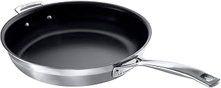 LE CREUSET Poêle Anti-adhérente, 30 cm, Inox 3-ply Intégral, Argenté,96100330000000 - Image 1