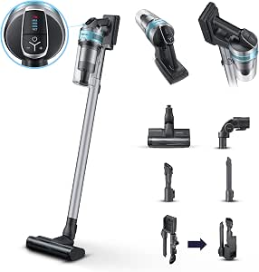 Samsung Aspirazione VS20T7531T1/ET, Samsung Jet 75 Turbo, Silver Black, 4 Accessories - Image 1