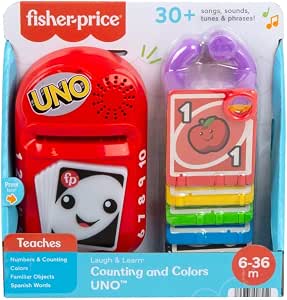 Fisher-Price HHG91 - UNO Baby Educational Game - Baby Toy - German Version - Electronic Educational Toy for Babies and Kids from 6 Months - Image 1
