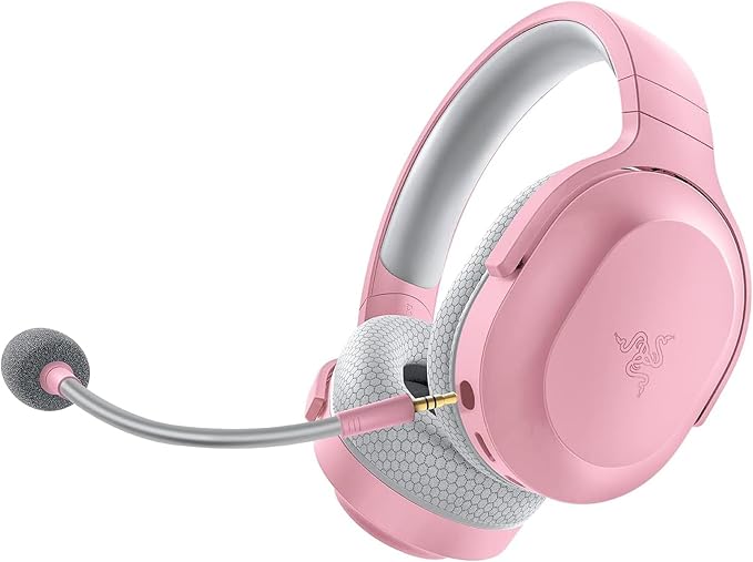 Razer Barracuda X - Multiplatform Wireless Gaming Headset (SmartSwitch Dual Wireless, Ergonomic Design, Triforce 40mm, Cardioid Microphone, 50H Battery, USB-C) Pink Quartz - Image 1