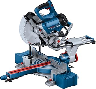 Bosch Professional scie à onglets radiale GCM 305-254 D (capacité de coupe 90 x 305 mm, avec 1 lame de scie circulaire, 2 appuis de pièce, sac à poussière, serre-joint) - Image 1