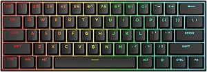 MCHOSE ACE60 HE Mechanical Keyboard, 60% Wired Keyboard with Magnetic Switch, 8000Hz Rapid Trigger, 0.01mm RT Accuracy, Adjustable Actuation, Snap Tap, Hot Swap, Black - Image 1