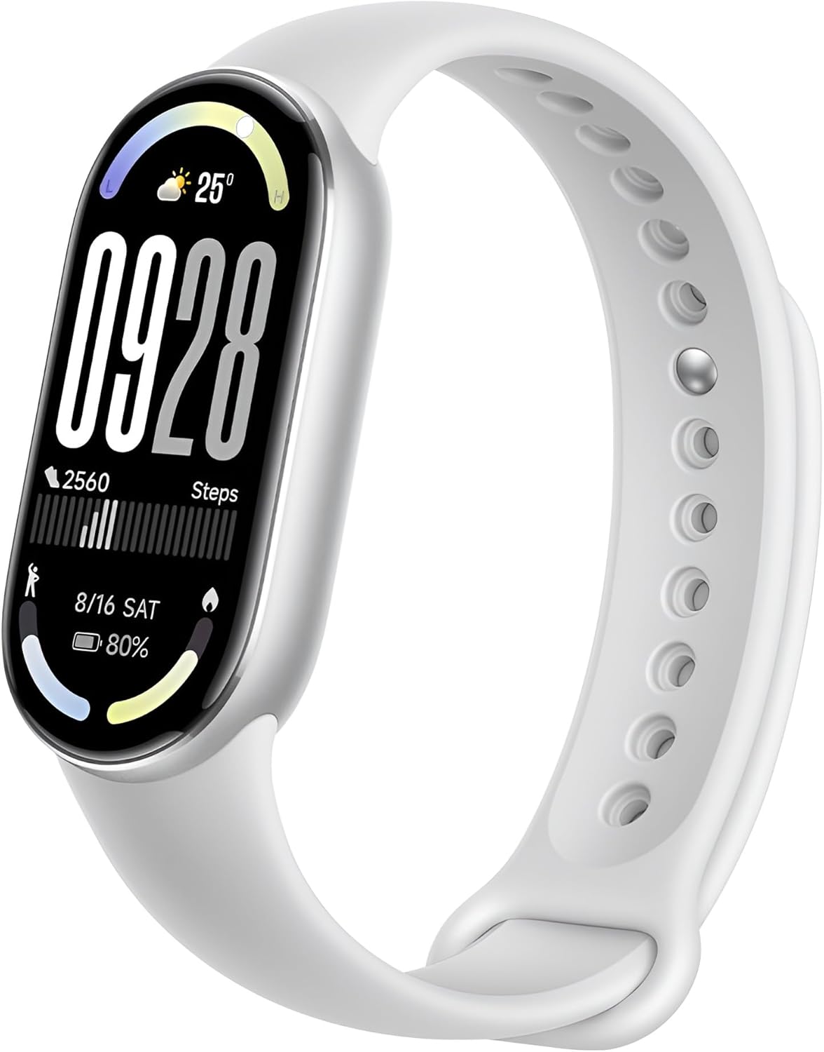 Xiaomi Smart Band 10, Montre Connectée, Boîtier alu, Suivi d'Activité, Écran AMOLED 1.72'', Autonomie 21 Jours, Charge Rapide, Suivi santé & Sommeil,150+ Sports, iOS & Android, 5 ATM, Boussole - Image 1