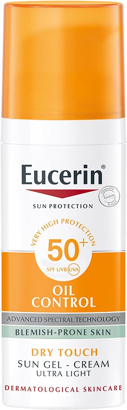 Eucerin Sun Oil Control Face Protective Gel Cream SPF 50+ - Image 1