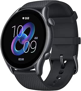 Amazfit GTR 3 Pro 1.45" AMOLED Smartwatch Men Black - Image 1