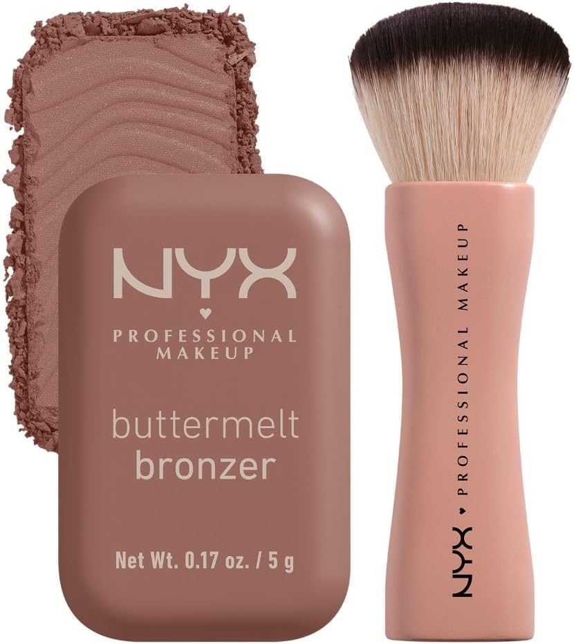 NYX PROFESSIONAL MAKEUP - Cream Bronzer - Body and Face Use - Buttermelt Bronzer, Shade : Butta Biscuit - Image 1