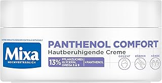Mixa Crème de soin pour peaux sèches, sensibles et sujettes à l'eczéma - Crème cicatrisante contre les rougeurs et les démangeaisons - Panthénol Comfort - 150 ml - Image 1