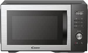 Candy Essenza CMWA32EDLB Microwave Oven 1000 W 32 L Digital, Auto Defrost and Cleaning Function, Stainless Steel Cavity, Turntable, 5 Power Levels, 8 Auto Menus, Express Cooking, Black - Image 1