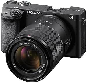 Sony Alpha 6400 - APS-C Hybrid Digital Camera with 18-135mm Lens (24.2 MP, AF in 0.02s, Eye Tracking, 4K HLG, Selfie Vlogging Screen) - Image 1