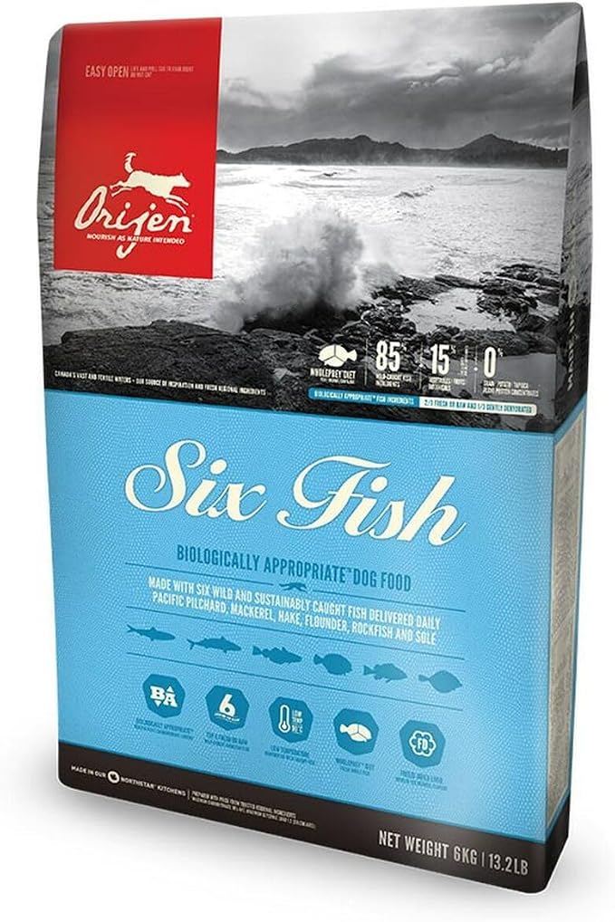 Orijen Six Fish 6 kg Adult Fish - Image 1