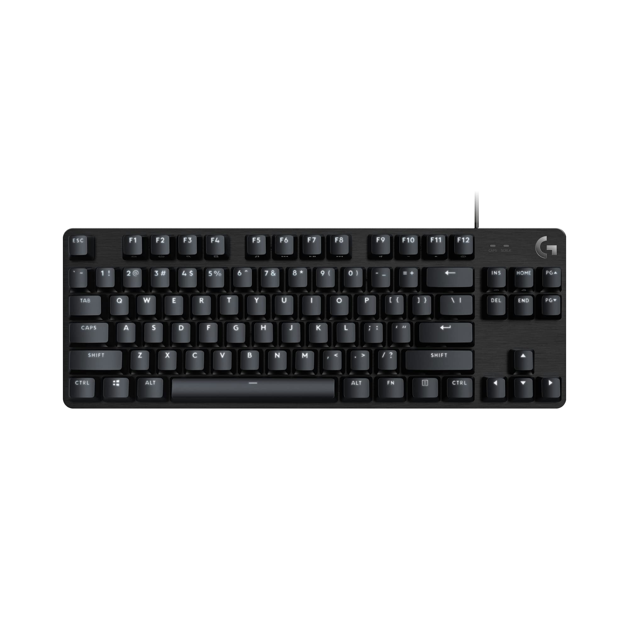 Logitech G413 TKL SE Mechanical Gaming Keyboard – Backlit with Touch Mechanical Switches, Anti-Ghosting, Compatible with Windows, MacOS, French AZERTY – Black - Image 1