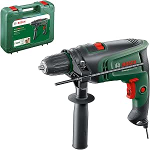 Bosch Perceuse-visseuse à percussion filaire UniversalImpact 730 (perçage de précision dans la maçonnerie, le bois et l’acier ; 730 W ; livré dans un coffret) - Image 1