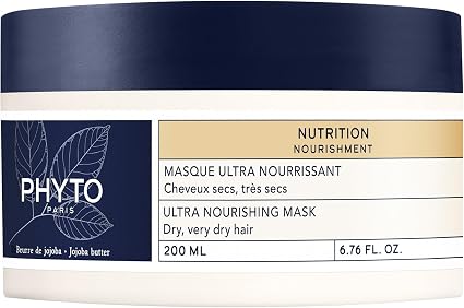 Phyto Paris Nutrition Ultra Nourishing Hair Mask Silicone-Free Nourishing Hair Mask Natural Dry and Damaged Hair Care with Jojoba Butter and White Mauve - Image 1