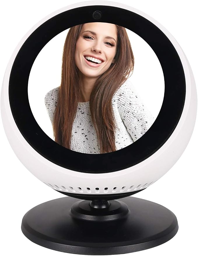 for Amazon Echo Spot Holder 360° Adjustable Stand Simply Tilt Your Amazon Echo Spot (Not fit 2024 Gen) Front Or Back to Improve The Viewing Angle (Amazon Echo Spot, Black) A311 - Image 1