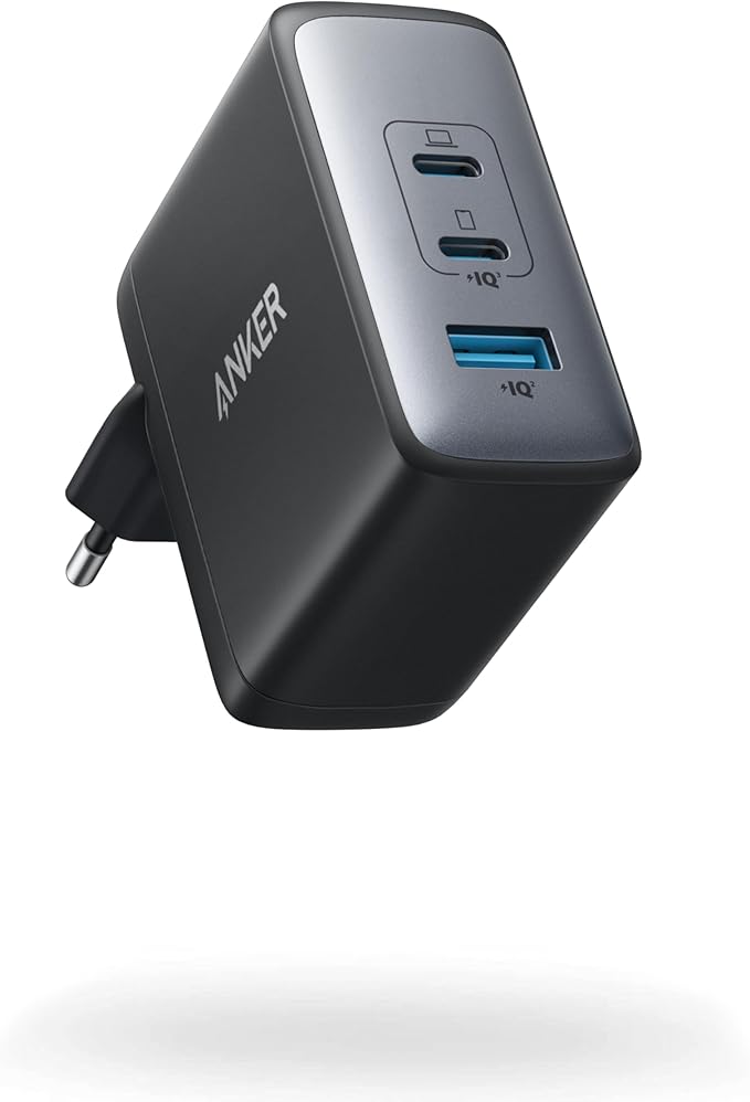 Anker 736 USB C Charger 100W (Nano II), Fast Compact 3 Ports for MacBook Pro/Air, Google Pixelbook, ThinkPad, Dell XPS, iPad, Galaxy S23/S22, iPhone 16/16 Plus/16 Pro Max/15/14/13, and More - Image 1