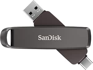 SanDisk Extreme Pro Dual Drive 512GB (USB Type-A and USB Type-C, High Capacity, Read Speed up to 1000MB/s, Data Encryption, Auto Backup, Metal Case) - Image 1