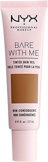 NYX Professional Makeup Crème Teintée Bare With Me, BB Crème, Extraits de Concombres et Aloe Vera Hydratants, Inspirée des Soins de la Peau, Couvrance Légère, Teinte : Cinnamon Mahogany - Image 1