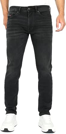 Diesel Black Slim Jeans Man Thommer 01 - Image 1