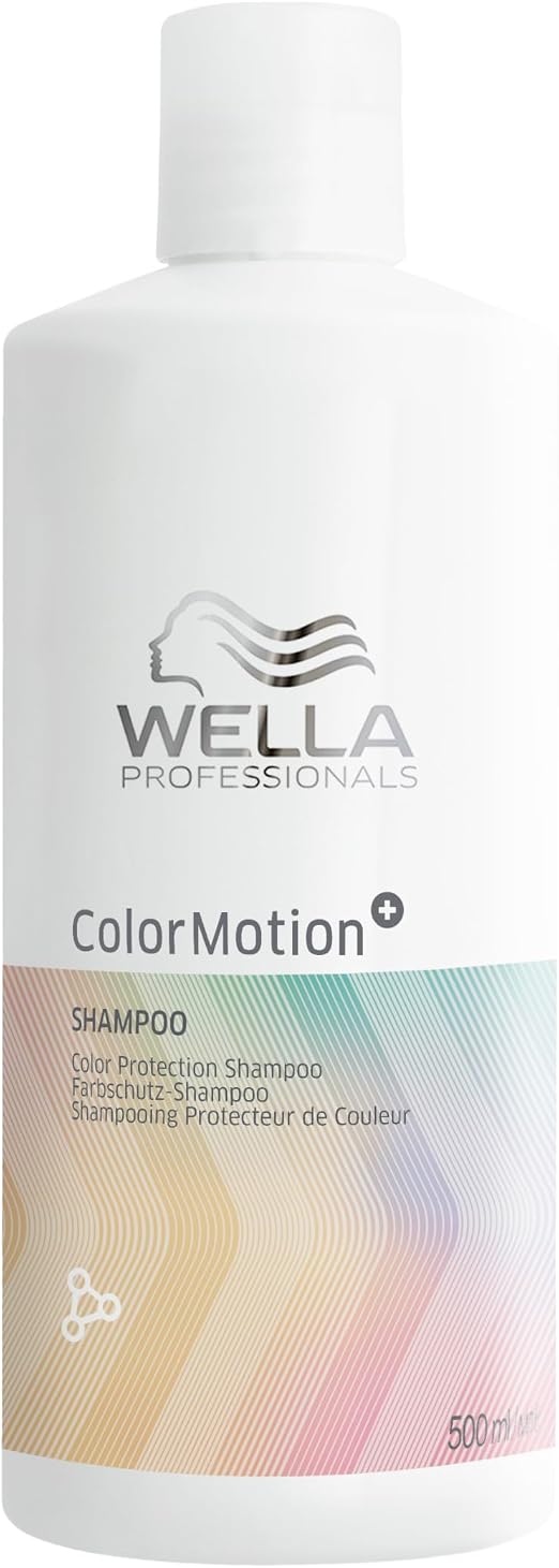 Wella Professionals COLOR MOTION+ Colour Protection Shampoo for Coloured and Damaged Hair - Up to 8 Weeks of Protection, 500 ml - Image 1