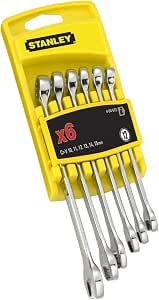STANLEY 4-94-646 Combination Wrench - set of 6 pieces, Multicolor - Image 1