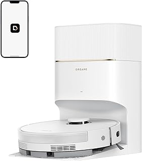 dreame D20 Pro Plus Robot Aspirateur 2-en-1, 13 000 Pa, Double Brosse, Auto-Vidage, Laser Navigation, Capteur Distance, Poils d’Animaux, Coins, Sols Durs & Tapis, Batterie 5200 mAh - Image 1
