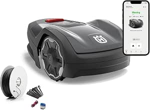 Husqvarna Automower® Aspire™ R4 Robot Lawnmower for 400 m² Surface I Wireless Lawnmower Robot Control Via Connect App (with Voice Control, Wi-Fi, Bluetooth) with Kit - Image 1