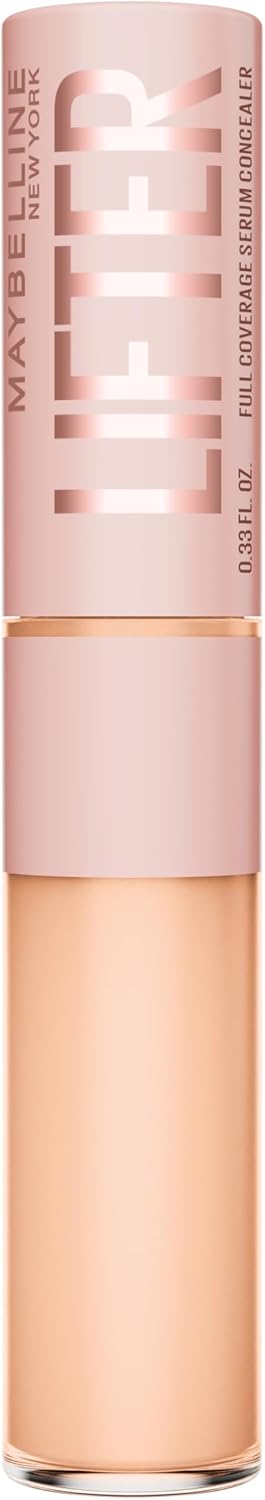 Maybelline New York Lifter Concealer – Anti-Cernes Haute Couvrance - Tenue Longue Durée - Hydrate et Illumine Le Contour Des Yeux - Teinte : 15 - 11 ml - Image 1