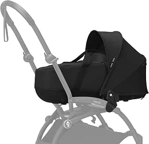 Stokke YOYO Newborn Shell, Black - Up to 6 Months or 9 kg - Includes: Semi-Hard Shell, Double Mattress, Footmuff - YOYO Frame Required (Sold separately) - Image 1