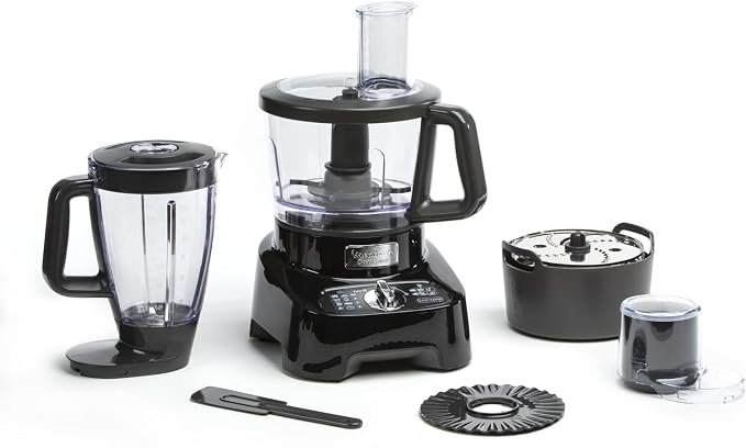 Moulinex Multifunction food processor, 1000 W, 28 functions, 3 L bowl, 2 L blender, Chopper, Discs for grating and mincing, Titanium stainless steel blades, Food processor, DoubleForce FP821811 - Image 1