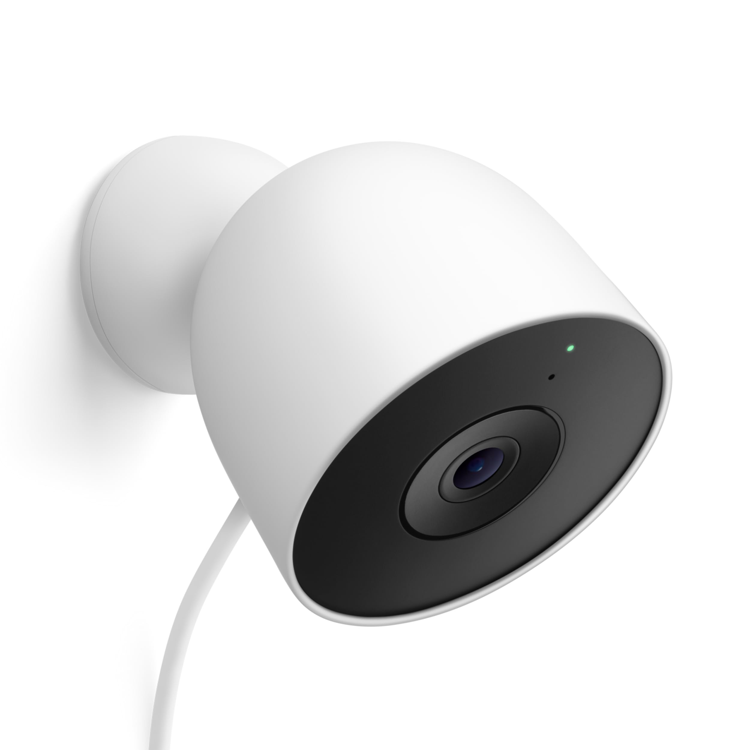 Google Nest Cam Outdoor (Wired, 2nd Gen) - Outdoor Security Camera with 2K Video - Works with Google Home - Snow - Image 1