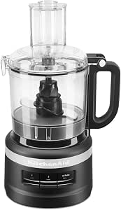 KitchenAid Multifunction Food Processor - Food Processor with 1.7 L Leak-Proof Bowl - 2 Speeds and Pulse Mode - Dishwasher Safe Accessories - 250 W - BPA Free - Black Chilled - Image 1
