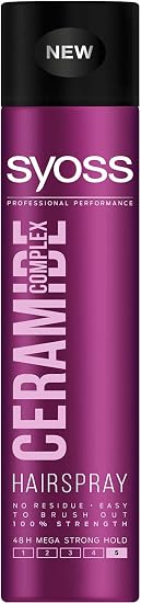 Syoss Ceramide Complex Mega Strong Hair Spray 300ml - Image 1