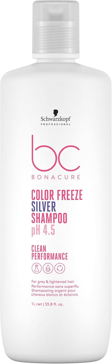Schwarzkopf BC Clean Shampoo CF Silver Silver 1L - Image 1