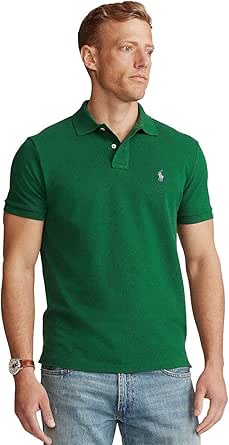 Ralph Lauren Men's Forest Green Polo Shirt - Image 1