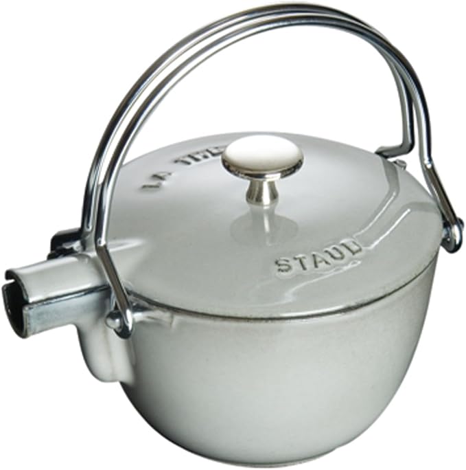 STAUB Cast Iron Teapot, Ø 21 cm, 1.15 L, Graphite Grey - Image 1