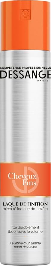 DESSANGE - Finishing Hairspray - Micro-Light Reflectors - Formula Enriched With Pro-Vitamin B5 - Permanently Sets & Retains Volume - Fine Hair, No Volume - 300ml - Image 1