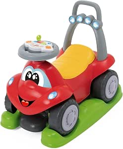 Chicco Billy Quattro Ride-On Ride, Kids Ride, 4 Play Modes, Swing Function, First Steps and Drive, Electronic Steering Wheel Module with Lights and Sounds, 9-36 Months - Image 1