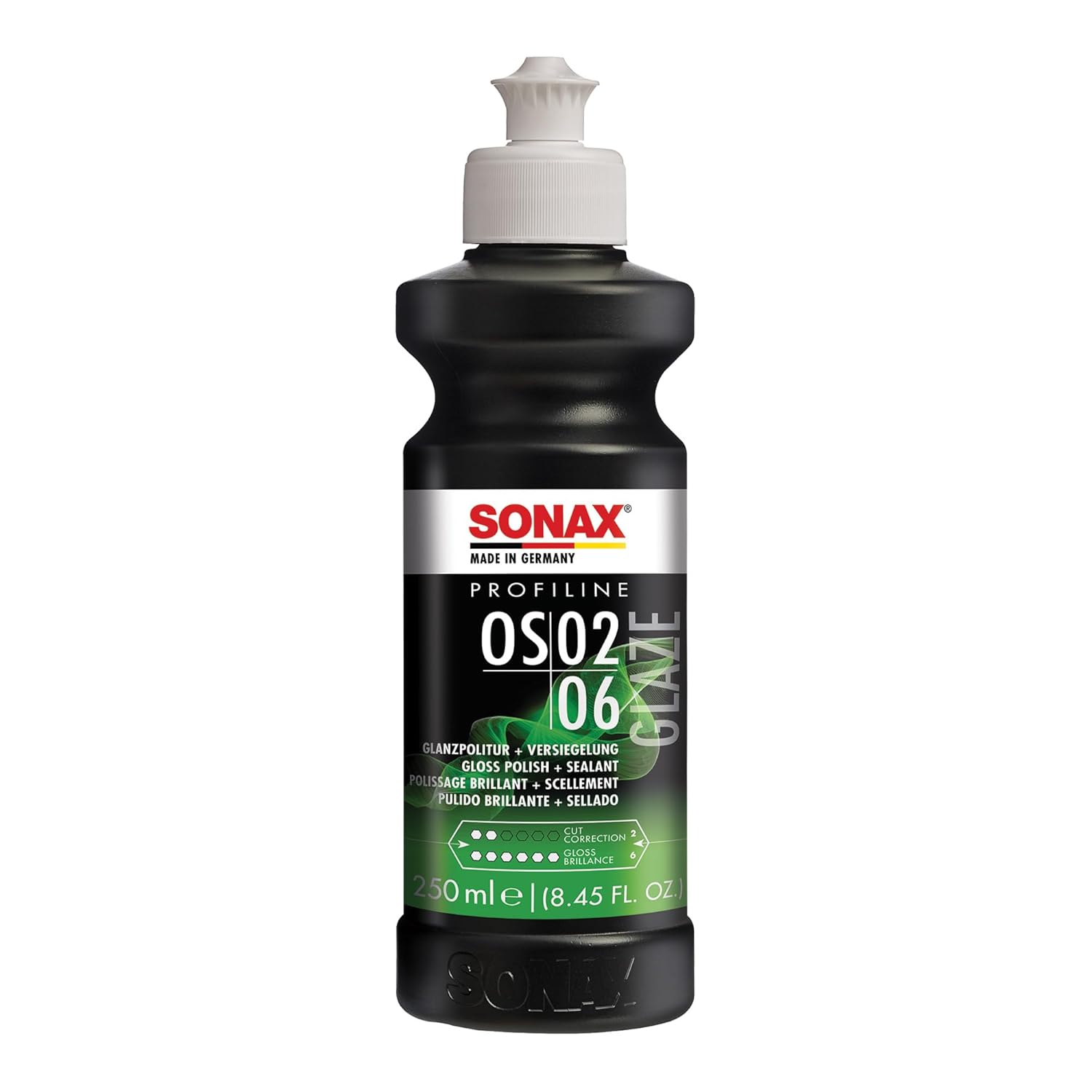 SONAX PROFILINE OS 02-06 (250 ml) polissage doux tout-en-un avec scellant rapide pour couleurs intenses | Réf: 02471410 - Image 1