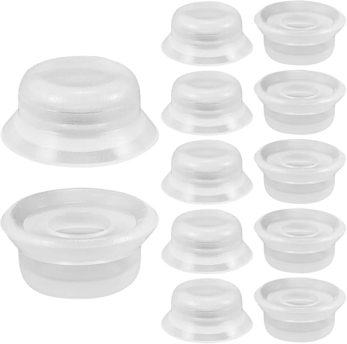 Veemoon 12 x Silicone Gaskets Float Valve Seals for Pressure Cooker Replacement Compatible with Instant Pot Duo Duo Plus Ultra Lux Flexible High-Temperature Resistant Cooker Sealing - Image 1