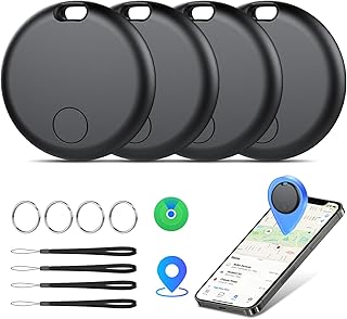 Smart Air Traceur Tag, Apple Traceur Lot de 4, Localiser Fonctionne avec Apple Find My(Uniquement iOS), Batterie Durée de Vie d'un an, Localisateur de Clés/Portefeuilles/Valises/Sac à Dos - Image 1