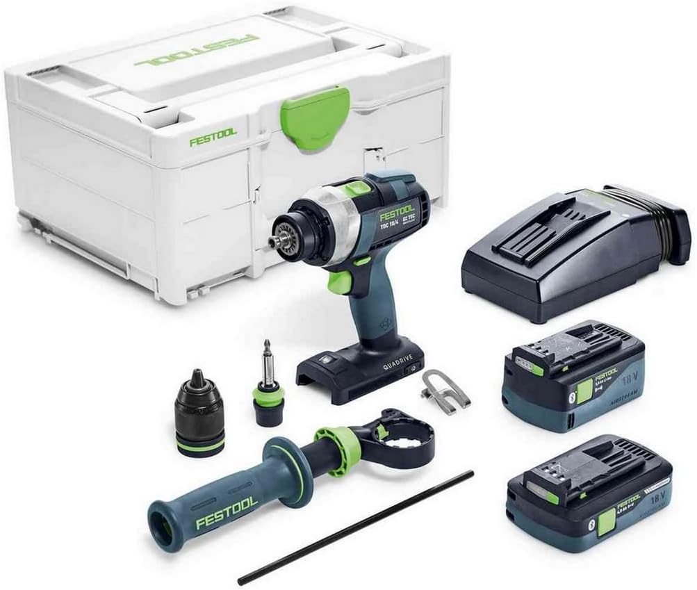Festool Cordless drill-driver QUADRIVE TDC 18/4 5,0/4,0 I-Plus - Image 1