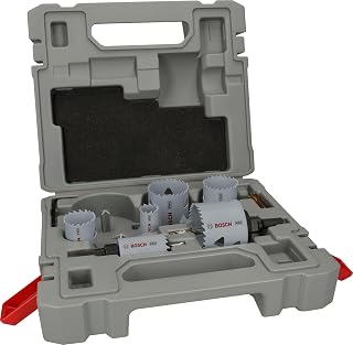Bosch 12x Coffret de scies trépans PRO Multi Material (pour Bois résineux, Cloison sèche, Ø 22-64 mm, Professional Accessoire Perceuses) - Image 1