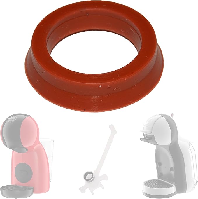 Seal, O-ring, lip seal, suitable for Krups Dolce Gusto KP Piccolo Circolo Melody for water tank, water tank, tank seal, D04 Snapworld-Kaffee - Image 1
